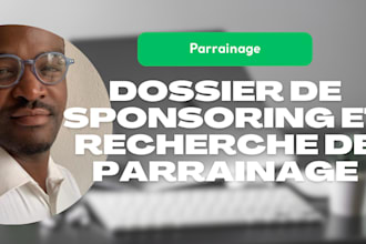 write, design and send your professional sponsorship proposal