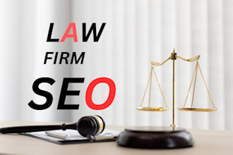 create 100 law firm or lawyer seo backlinks