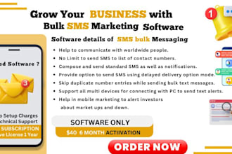 bulk SMS blaster software send unlimited messages instantly