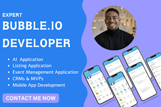 do bubble io adalo glide buildfire saas mvp website mobile web app developer pro
