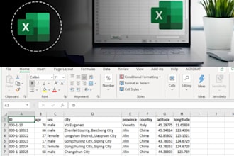 clean, format, split, merge excel data with data analysis