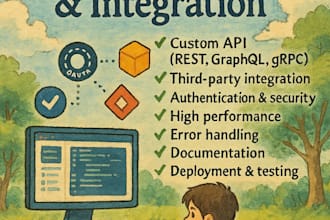 a secure, scalable API with seamless integrations and clear documentation