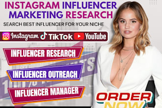 find instagram influencer marketing list research best manager outreach campaign