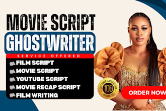 write, edit, and format movie script, film script, TV screenplay, short script