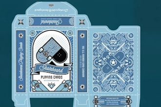 card game design card template design tuck box tarot box card game box design