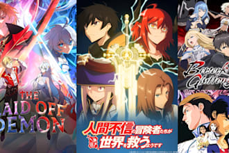 design light novel manhwa webtoon cover anime manga shonen webnovel book cover