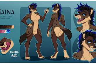 furry oc reference sheet, fursona character reference sheet nsfw furry art
