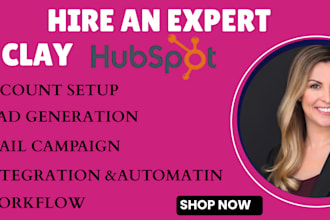 do  clay, clay com, hubspot crm , klaviyo , automation workflow using apollo io