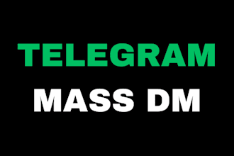 telegram mass dm, telegram ads to 90m crypto investor for sol memecoin, mass dm