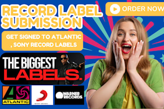 record label submission, submit your music to record label like atlantic, sony