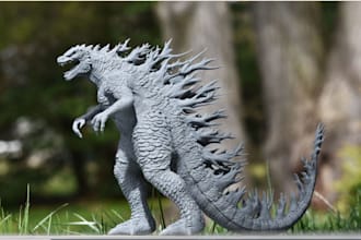 sculpt any 3d model, model 3d creature character,fix 3d stylized printing model