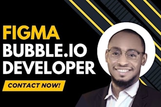 ui ux design figma to bubble io developer figma mobile app ui website designer