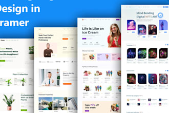 design a framer or webflow website, figma to framer, saas landing page webflow