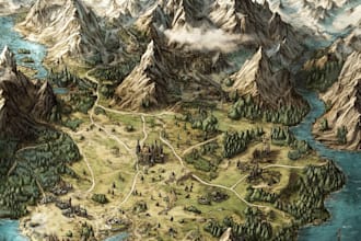 create game map, rpg map, quality environment