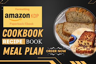 cookbook writer, design recipe book, best banana bread blog ebook writer amazon
