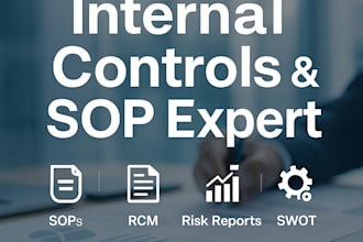 develop robust internal controls and standard operating procedures