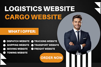 create cargo website  trucking dispatch logistic website
