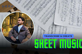 transcribe any song into piano sheet music or midi