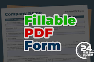 convert your word, excel, or scanned document into a fillable PDF