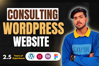 create a professional consulting, coaching, or business wordpress website