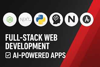 develop scalable web apps using nodejs nextjs python nginx and ai ml