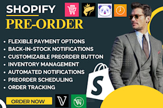 setup shopify product preorder wod panda downpay precom vicify advanced ez