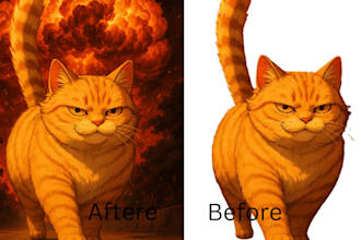 background removal and product photo retouching