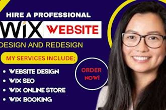 design wix website or redesign wix website or wix online store