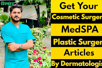 write medspa, skin care and beauty articles