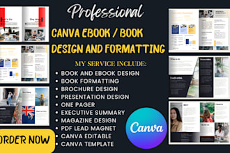 design canva ebook editable template, pdf lead magnet, workbook formatting pro