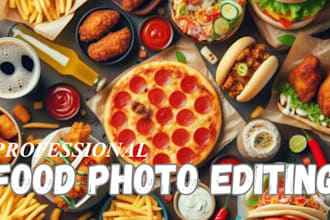 do food photo editing, food photography, fast food logo,lightroom,kitchen design