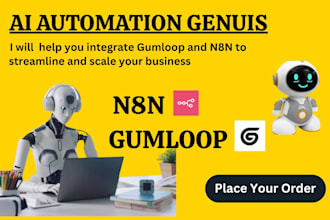 set up ai agents and automations with n8n, gumloop, and gpt