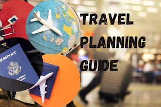 design travel itinerary tour guide, planner, journal, tracker, format indesign