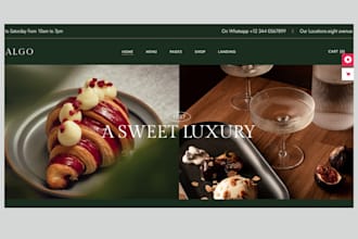 build restaurant website food catering cafe website online food ordering website