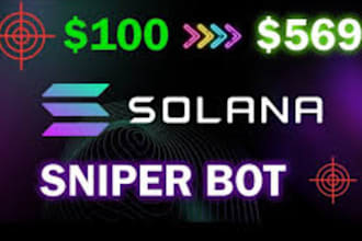 develop pumpfun, mev, sandwich, sniper, volume, eth and solana, bot