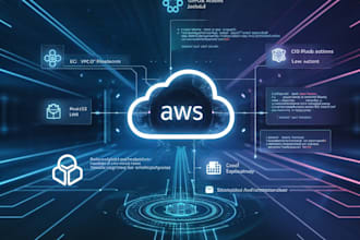setup AWS infrastructure using terraform, vpc, ec2 and ci cd