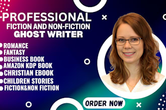 fiction ghostwriter fantasy ghostwriter ebook writer romance ghost writer novel