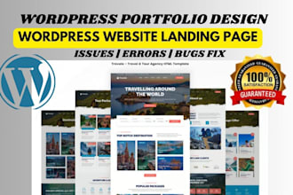 design wordpress portfolio website redesign wordpress build personal portfolio