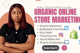 do shopify promotion etsy affiliate marketing redbubble promotion to get sales