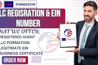 do llc registration here in US and ein number, ein number, register llc