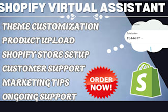 be your shopify virtual assistant shopify store manager shopify store expert