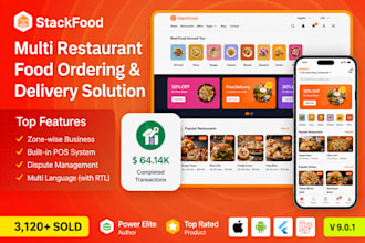 build uber eats, swiggy, zomato, multi restaurant food delivery apps
