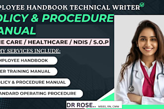 write home care policy and procedures manual ndis employee handbook health care