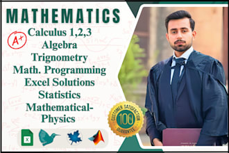 help you tackle mathematics, programming, statistics and excel projects