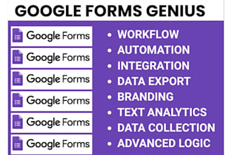 setup google forms email notifications automation integration file uploads va