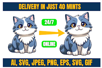 convert files to vector png pfd gif svg psd within 40 mints