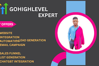 build gohighlevel workflows,sales funnel,website,automations,ai chatbot set