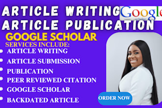 backdate, write and publish articles in google scholar indexed journals