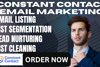 do constant contact list cleaning management, list segmentation, email template