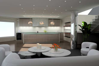 create beautiful kitchen designs and renders